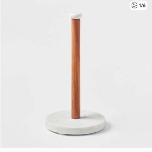 Manchester Wood marble Paper Towel Holder - Threshold